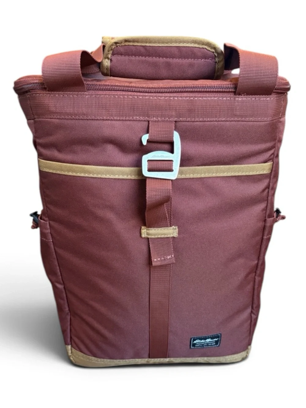 Eddie Bauer Bygone 20L Insulated Backpack Cooler Burgundy